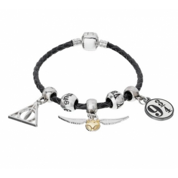 Harry Potter Leather Charm Bracelet