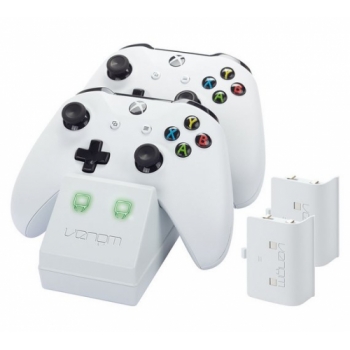 Venom Twin Docking Station for Xbox One - White