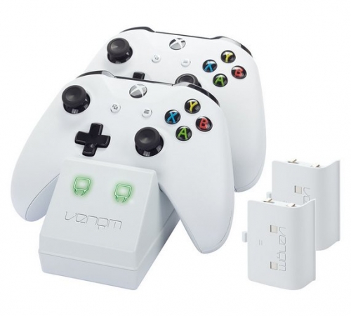 Venom Twin Docking Station for Xbox One - White