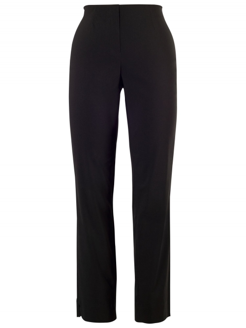 Chesca Slim Stretch Trousers, Black