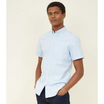 Pale Blue Oxford Short Sleeve Shirt