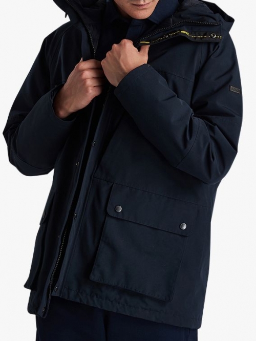 Barbour International Ridge Waterproof Parka, Navy