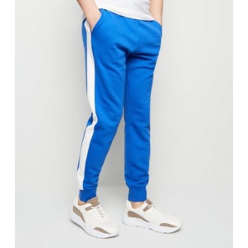 Blue Side Stripe Joggers