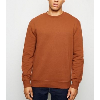 Rust Dropped Shoulder Sweatshirt