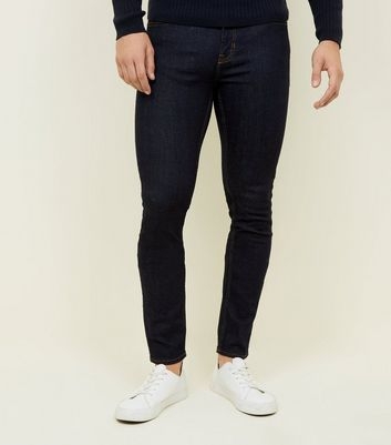 Navy Rinse Skinny Stretch Jeans