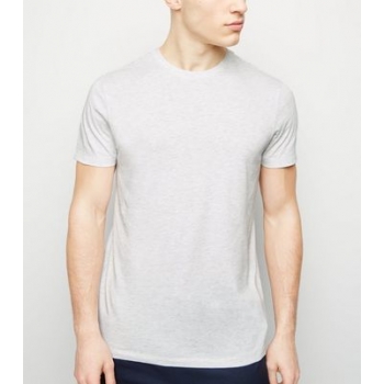 Grey Marl Crew Neck T-Shirt