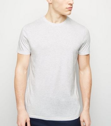 Grey Marl Crew Neck T-Shirt