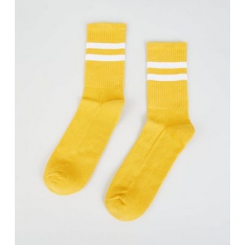 Mustard Stripe Socks