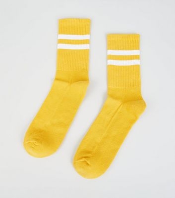 Mustard Stripe Socks