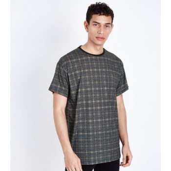 Brown Tile Check T-Shirt