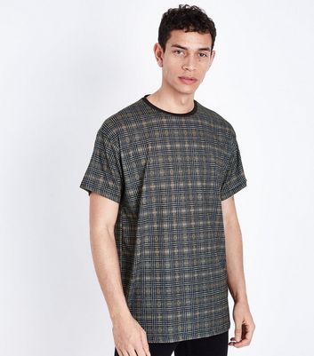 Brown Tile Check T-Shirt