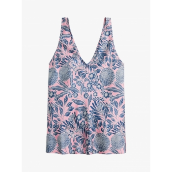 J.Crew Abigail Borg Silk V-Neck Tank Top, Prairie Dusk