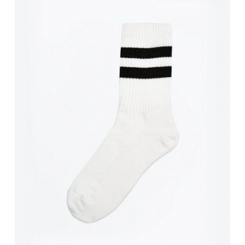 White Stripe Sports Socks