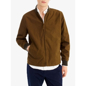 J.Crew Relaxed Bomber Jacket, Rustic Olive