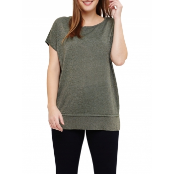 Studio 8 Quinzy Shimmer Knit Top, Green