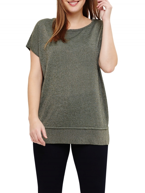 Studio 8 Quinzy Shimmer Knit Top, Green