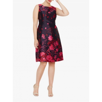 Studio 8 Heidi Jacquard Dress, Multi/Pink