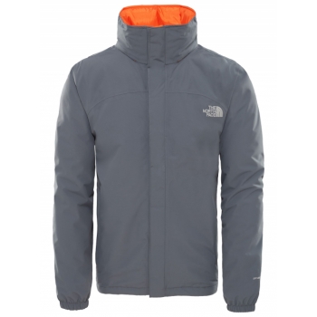 The North Face Resolve Waterproof Men's Jacket, Grey/Orange