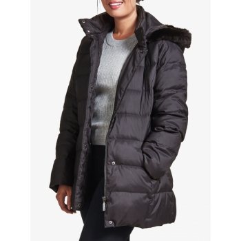 Four Seasons Puffer Jacket, Black