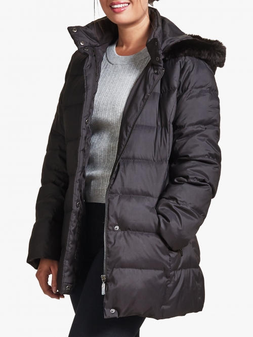 Four Seasons Puffer Jacket, Black