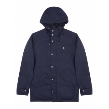 Original Penguin Hooded Parka Jacket, Black