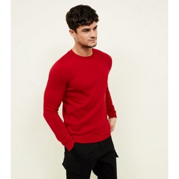 Red Crew Neck Jumper