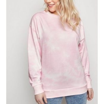 Petite Pink Tie Dye Sweatshirt