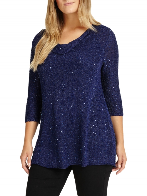 Studio 8 Myah Knit Top, Blue