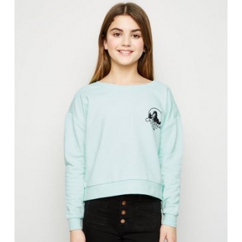 Girls Mint Green California Logo Sweatshirt