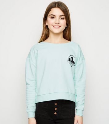 Girls Mint Green California Logo Sweatshirt