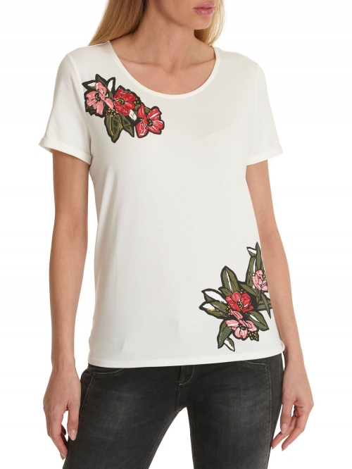 Betty Barclay Floral T-Shirt, Star White