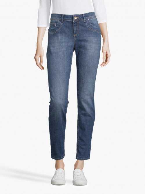 Betty & Co 5 Pocket Slim Jeans, Blue Denim