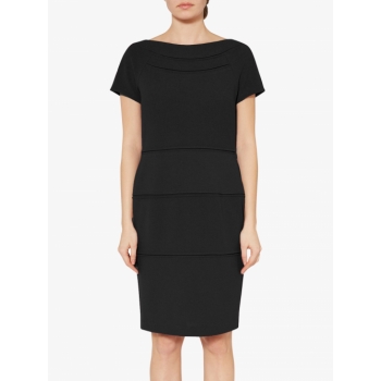 Gina Bacconi Danuta Scuba Dress, Black