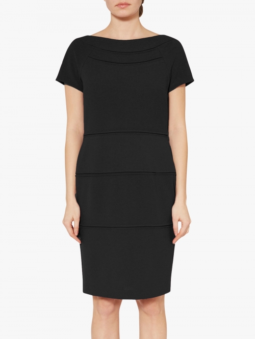 Gina Bacconi Danuta Scuba Dress, Black