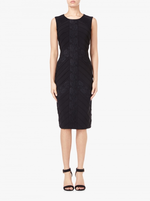 Adrianna Papell Matte Jersey Sheath Dress, Black