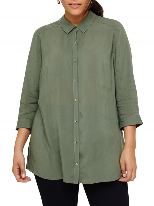 Studio 8 Lydia Longline Shirt, Khaki