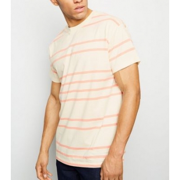 Pale Pink Stripe Short Sleeve T-Shirt