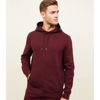 Burgundy Pocket Front Hoodie