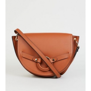 Tan Ring Front Saddle Bag