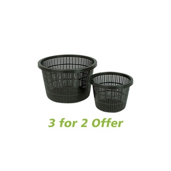 Ubbink Medium Round Planting Baskets (20 x 13cm, 3 for 2)