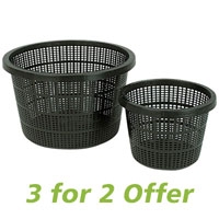 Ubbink Medium Round Planting Baskets (20 x 13cm, 3 for 2)