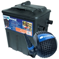 Hozelock Ecocel 10000  Filter & PondXpert UltraFlow 5300 Pump