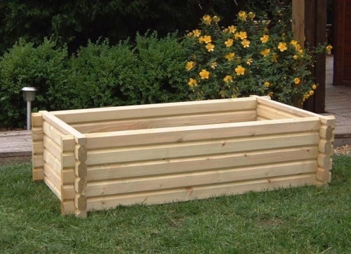 Norlog Buildround 27x48 Inch Rectangular Planter