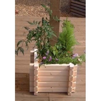 Norlog Buildround 18x18 Inch Square Planter