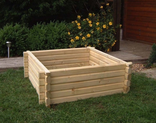 Norlog Buildround 36x36 Inch Square Planter