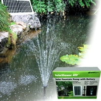 PondXpert SolarShower 400 Pump (with Battery & LED)