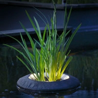 Velda Floating Plant Island with Light