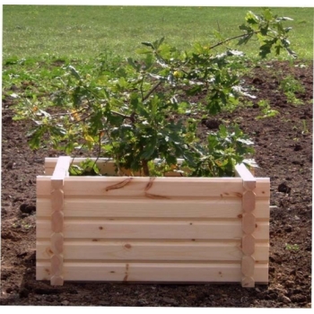 Norlog Buildround 18x27 Inch Rectangular Planter