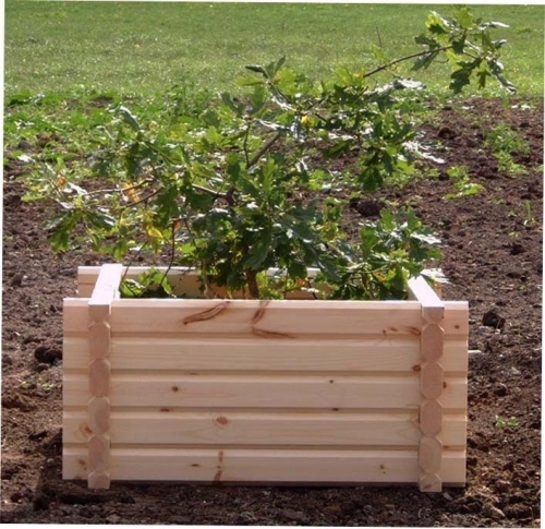 Norlog Buildround 18x27 Inch Rectangular Planter