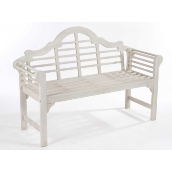 Greenhurst Lutyens Style Bench White